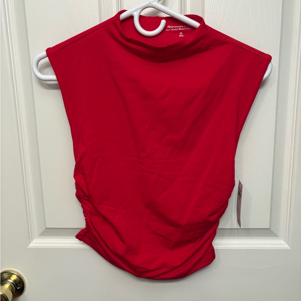Abercrombie & Fitch Bold Red Muscle Tee